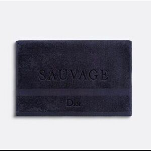 Dior Men's Navy Blue Sauvage Hand/Face Towel